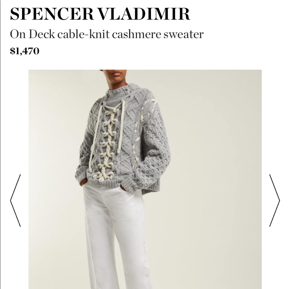 SPENCER VLADIMIR On Deck Merino Wool Blend Sweater